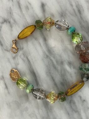 Holly Yashi 7” Czech Glass Bracelet